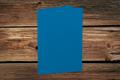 [16401096] Klappkarten 148/297x210 mm (A5) hochdoppelt Stahlblau gerippt 220 g/qm